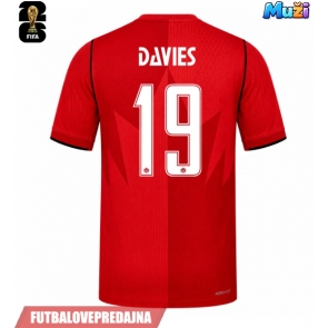 Lacne Muži Futbalové dres Kanada Alphonso Davies #19 MS 2026 Krátky Rukáv - Domáci
